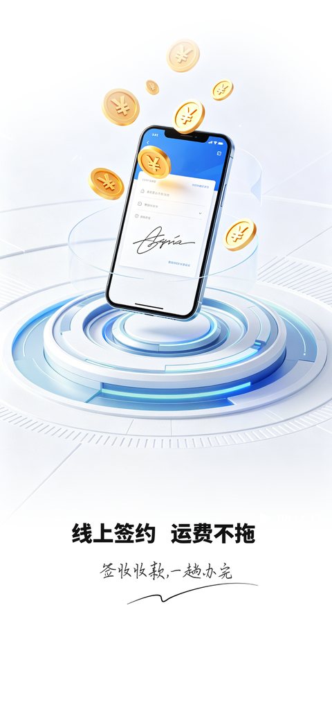 司机端:线上签约 运费不拖